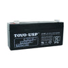 TOYO 6 Volt 3.4 Ah (3FM3.4) SLA Battery With F1 Standard Terminal