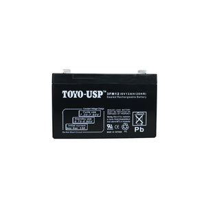 TOYO 6 Volt 12 Ah (3FM12) SLA Battery With F1 Standard Terminal