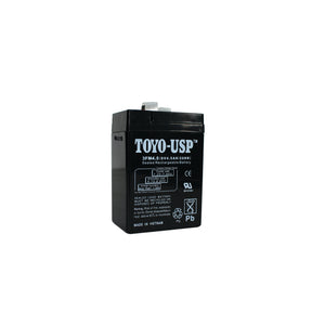 TOYO 6 Volt 4.5 Ah (3FM4.5) SLA Battery With F1 Standard Terminal
