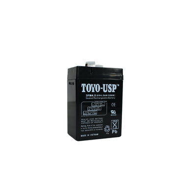 TOYO 6 Volt 4.5 Ah (3FM4.5) SLA Battery With F1 Standard Terminal
