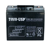 TOYO 12 Volt 22 Ah (6FM22 M5) SLA Battery With M5 Nut and Bolt Terminal